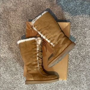Ugg lace up knee high Boots